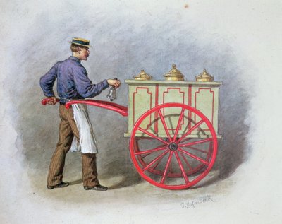 The Ice Cream Seller by Gustav Zafaurek